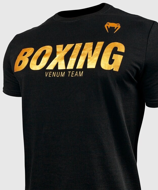 Футболка Venum Boxing VT - Black/Gold  (S)