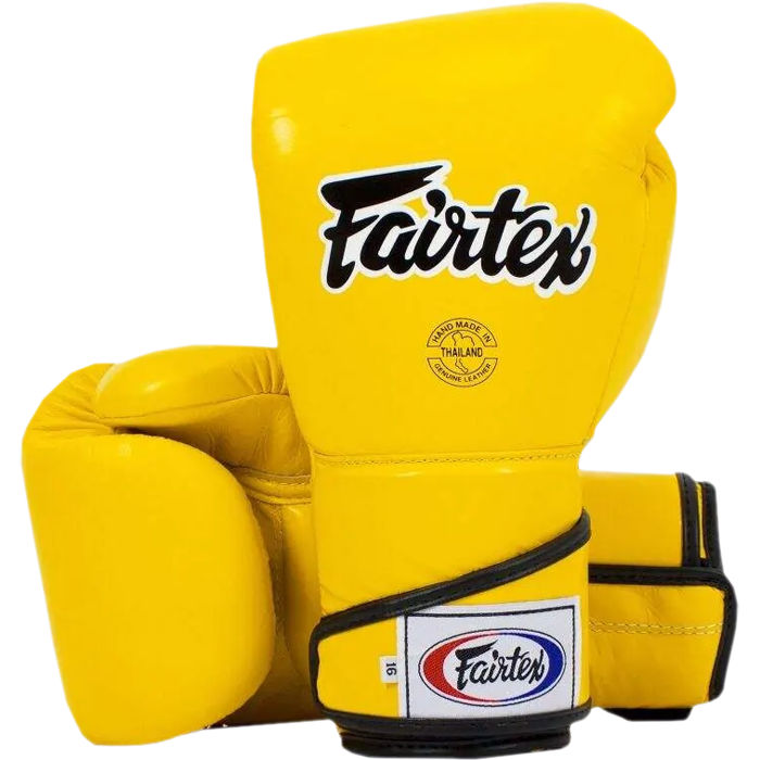 Перчатки боксерские Fairtex BGV6 желтый  (14 oz)