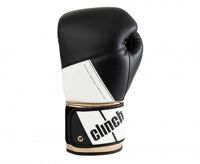 Перчатки боксерские Clinch Pro NF черно-бело-золотые (16 oz)