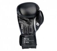 Перчатки боксерские Clinch "Fight 2.0" (черные) (10 oz)