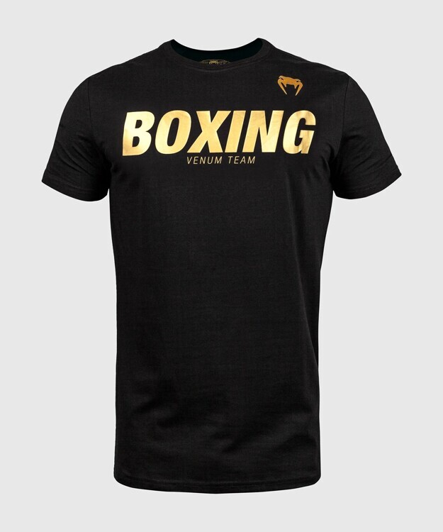 Футболка Venum Boxing VT - Black/Gold  (S)